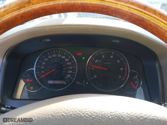 2007 Lexus GX 470 with VIN JTJBT20X870131127, listed as a IAAI auction lot 42111172 with 203,780 mi miles. Bid and sale history available at carsss.com. Image 7.