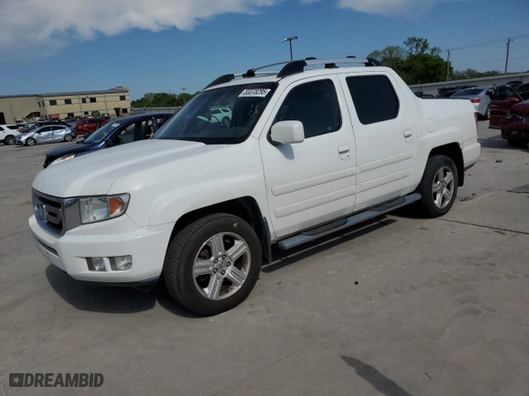2011 Honda Ridgeline RTL with VIN 5FPYK1F59BB451560, listed as a Copart auction lot 53378295 with 161,371 mi miles and Salvage Title. Bid and sale history available at carsss.com. Image 1.
