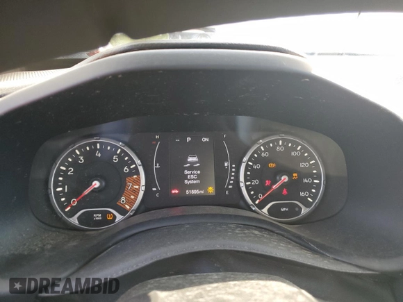2020 Jeep Renegade Jeepster with VIN ZACNJBAB1LPM28489, listed as a Copart auction lot 84190354 with 51,895 mi miles and Salvage Title. Bid and sale history available at carsss.com. Image 9.