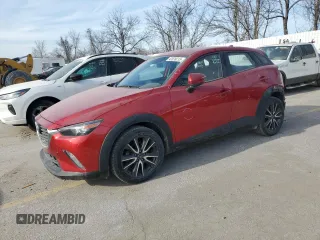 2017 Mazda CX-3 Touring with VIN JM1DKFC79H0170487, listed as a Copart auction lot 47078215 with 89,661 mi miles and Salvage Title. Bid and sale history available at carsss.com. Image 1.