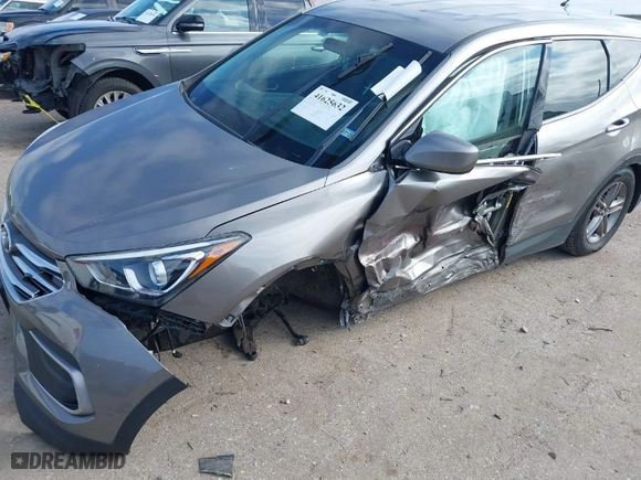 2018 Hyundai Santa Fe Sport 2.4L with VIN 5XYZT3LB4JG546485, listed as a IAAI auction lot 41625632 with 91,437 mi miles. Bid and sale history available at carsss.com. Image 6.