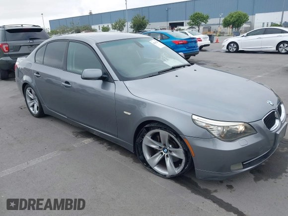 2008 BMW 5 Series 528i with VIN WBANU53528CT18322, listed as a IAAI auction lot 42167267 with 155,416 mi miles and . Bid and sale history available at carsss.com. Image 1.