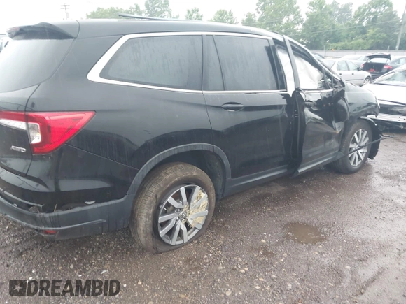 2021 Honda Pilot EX-L with VIN 5FNYF6H59MB021022, listed as a IAAI auction lot 42713636 with Not provided miles and . Bid and sale history available at DreamBid. Image 4.