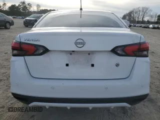 2024 Nissan Versa S with VIN 3N1CN8DV2RL819291, listed as a Copart auction lot 49752265 with 35,509 mi miles and Salvage Title. Bid and sale history available at DreamBid. Image 6.