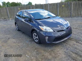 2012 Toyota Prius One with VIN JTDKN3DUXC5410076, listed as a IAAI auction lot 42191581 with 244,502 mi miles. Bid and sale history available at carsss.com. Image 1.