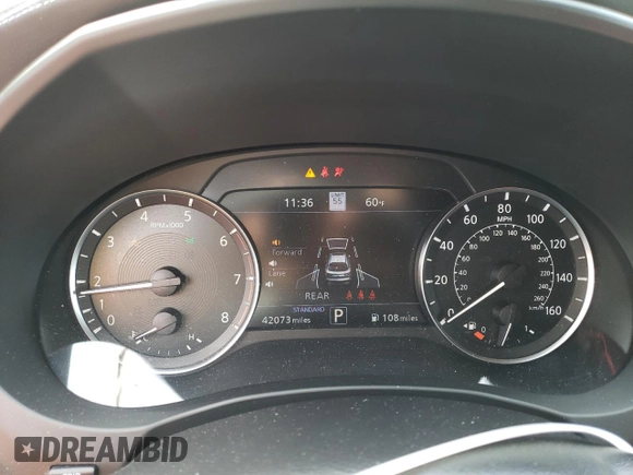 2022 Infiniti QX55 Sensory with VIN 3PCAJ5L32NF102462, listed as a Copart auction lot 51193055 with 42,073 mi miles and Salvage Title. Bid and sale history available at DreamBid. Image 9.