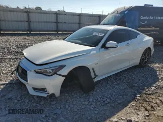 2018 Infiniti Q60 Sport with VIN JN1EV7EL5JM390030, listed as a Copart auction lot 82699764 with 100,325 mi miles and Salvage title. Bid and sale history available at DreamBid. Image 1.