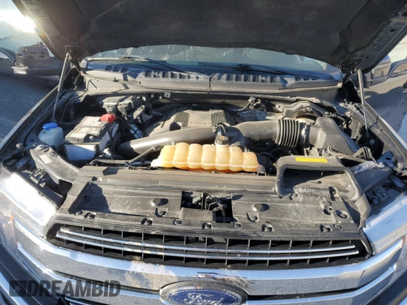 2018 Ford F-150 XL with VIN 1FTEW1EG1JFD54060, listed as a Copart auction lot 43202705 with 121,884 mi miles and Salvage Title. Bid and sale history available at carsss.com. Image 11.