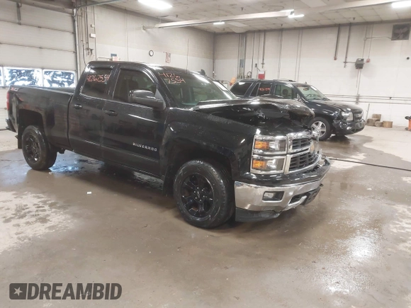 2015 Chevrolet Silverado 1500 LT with VIN 1GCVKREC2FZ417244, listed as a IAAI auction lot 41267554 with 87,735 mi miles and . Bid and sale history available at DreamBid. Image 1.