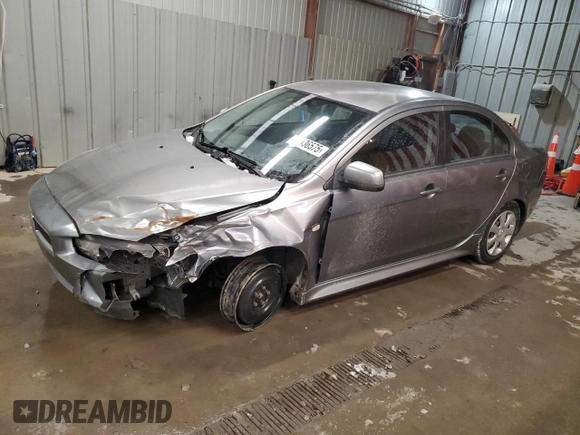 2013 Mitsubishi Lancer ES with VIN JA32U2FU6DU001654, listed as a Copart auction lot 42436575 with 96,132 mi miles and Salvage Title. Bid and sale history available at carsss.com. Image 1.