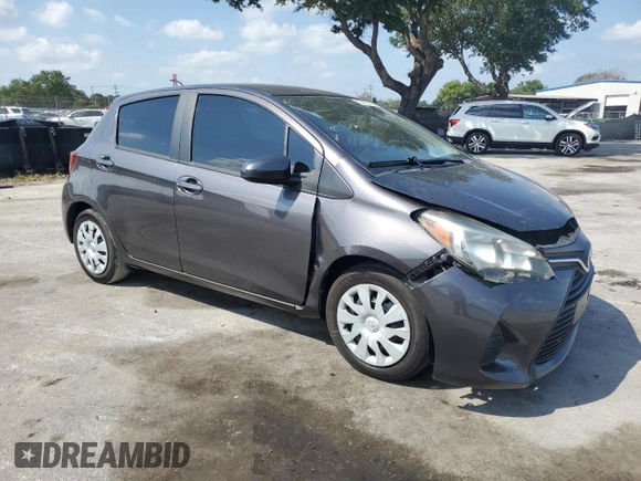 2017 Toyota Yaris L z VIN VNKKTUD31HA078456, wystawiony jako Copart lot #57852035 z przebiegiem 84 263 mil mil oraz Szkoda całkowita • Salvage title. Historia ofert i sprzedaży dostępna na DreamBid. Obrazek 4.