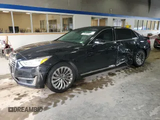 2017 Genesis G90 Premium z VIN KMHG34JA1HU026627, wystawiony jako Copart lot #73166934 z przebiegiem 79 489 mil mil oraz Szkoda całkowita • Salvage title. Historia ofert i sprzedaży dostępna na DreamBid. Obrazek 1.