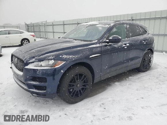 2018 Jaguar F-Pace 20d Premium with VIN SADCJ2FNXJA257904, listed as a Copart auction lot 44192345 with 88,926 mi miles and Salvage Title. Bid and sale history available at DreamBid. Image 1.