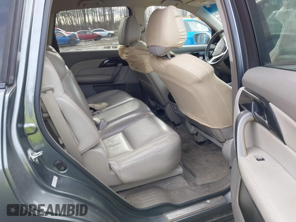 2008 Acura MDX Tech/Pwr Tail Gate with VIN 2HNYD28628H549647, listed as a IAAI auction lot 41820247 with 217,618 mi miles. Bid and sale history available at carsss.com. Image 8.