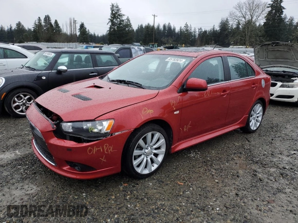 2011 Mitsubishi Lancer with VIN JA32Y6HV4BU034165, listed as a Copart auction lot 85783924 with 87,494 mi miles and Salvage Title. Bid and sale history available at DreamBid. Image 1.