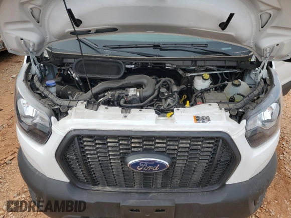 2024 Ford Transit with VIN 1FDAX2X87RKA56893, listed as a Copart auction lot 51166465 with 10,273 mi miles and Non repairable. Bid and sale history available at DreamBid. Image 12.