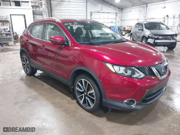 2019 Nissan Rogue Sport SL with VIN JN1BJ1CR4KW332824, listed as a IAAI auction lot 41618459 with 55,396 mi miles. Bid and sale history available at carsss.com. Image 1.