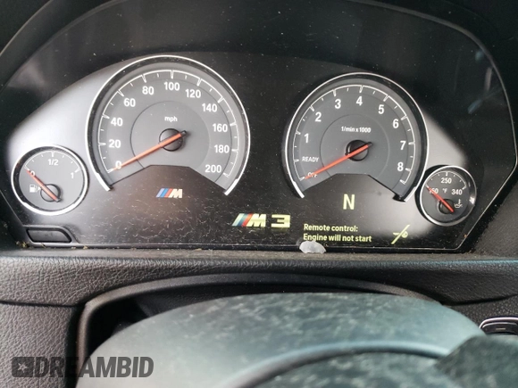 2018 BMW M3 with VIN WBS8M9C53J5K98821, listed as a Copart auction lot 37048984 with 0 mi miles. Bid and sale history available at carsss.com. Image 9.