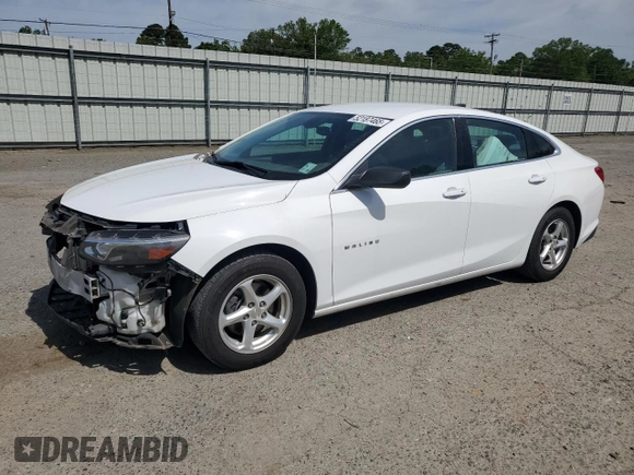 2017 Chevrolet Malibu LS with VIN 1G1ZB5ST4HF232463, listed as a Copart auction lot 52187465 with 132,094 mi miles and Salvage Title. Bid and sale history available at DreamBid. Image 1.