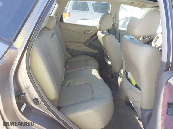 2009 Nissan Murano SL with VIN JN8AZ18W39W115554, listed as a IAAI auction lot 41699486 with 1 mi miles. Bid and sale history available at carsss.com. Image 8.