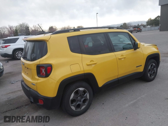 2015 Jeep Renegade Latitude with VIN ZACCJABH0FPB68514, listed as a IAAI auction lot 41904030 with 72,650 mi miles. Bid and sale history available at carsss.com. Image 4.