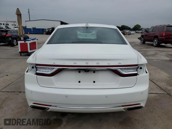 2020 Lincoln Continental Standard with VIN 1LN6L9PK0L5603448, listed as a Copart auction lot 66735054 with 75,808 mi miles and Clean Title. Bid and sale history available at carsss.com. Image 6.