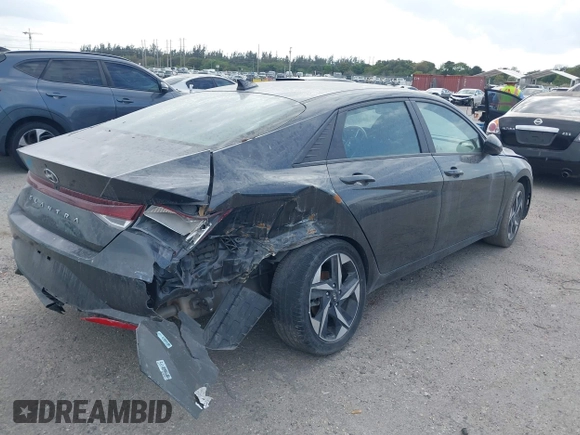 2023 Hyundai Elantra SEL with VIN 5NPLS4AG6PH112289, listed as a IAAI auction lot 41611466 with 56,084 mi miles and . Bid and sale history available at DreamBid. Image 4.