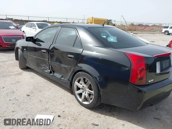 2006 Cadillac CTS-V with VIN 1G6DN57U360202173, listed as a IAAI auction lot 41752800 with 201,991 mi miles. Bid and sale history available at carsss.com. Image 3.
