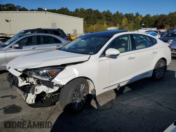 2017 Kia Cadenza Premium with VIN KNALC4J11H5073294, listed as a Copart auction lot 75508654 with 109,066 mi miles and Salvage Title. Bid and sale history available at carsss.com. Image 1.