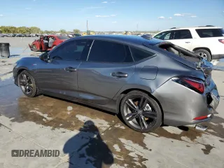 2023 Acura Integra w/A-Spec Package with VIN 19UDE4H37PA025945, listed as a Copart auction lot 77955164 with 24,245 mi miles and Salvage title. Bid and sale history available at DreamBid. Image 2.
