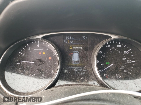 2015 Nissan Rogue SL with VIN 5N1AT2MTXFC762234, listed as a Copart auction lot 50433655 with 168,779 mi miles and Salvage Title. Bid and sale history available at carsss.com. Image 9.