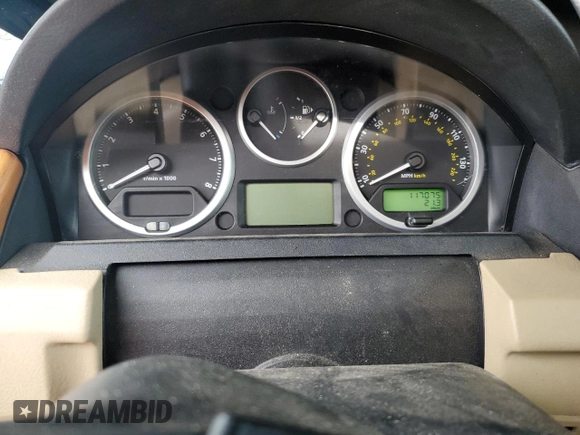 2008 Land Rover LR3 HSE with VIN SALAG25408A474083, listed as a Copart auction lot 59713975 with 117,075 mi miles and Salvage title. Bid and sale history available at DreamBid. Image 9.