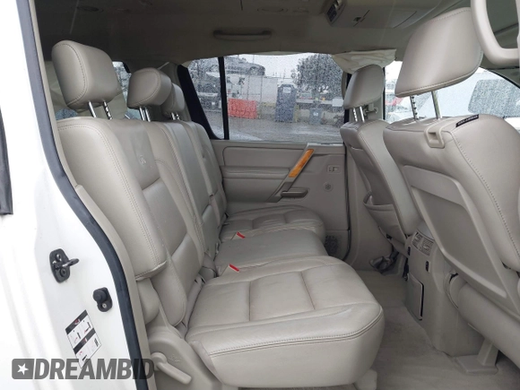 2006 Infiniti QX56 with VIN 5N3AA08A46N802595, listed as a IAAI auction lot 41778222 with 142,241 mi miles. Bid and sale history available at carsss.com. Image 8.