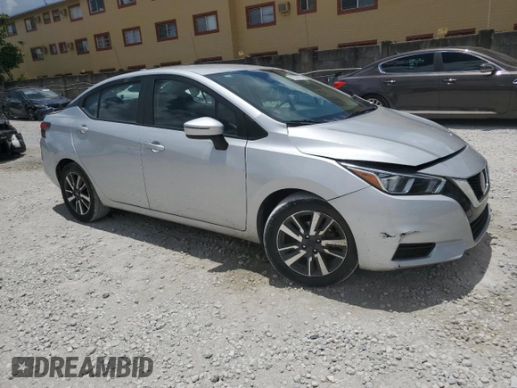 2021 Nissan Versa SV with VIN 3N1CN8EV9ML878622, listed as a Copart auction lot 62335025 with 88,278 mi miles and Non repairable. Bid and sale history available at DreamBid. Image 4.