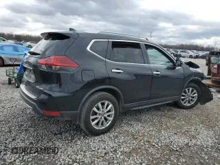 2018 Nissan Rogue SV with VIN KNMAT2MV3JP604860, listed as a Copart auction lot 47820735 with 124,650 mi miles and Salvage Title. Bid and sale history available at carsss.com. Image 3.