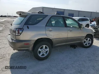 2002 Lexus RX 300 with VIN JTJGF10U820141095, listed as a Copart auction lot 63278074 with 182,578 mi miles and Salvage Title. Bid and sale history available at carsss.com. Image 3.