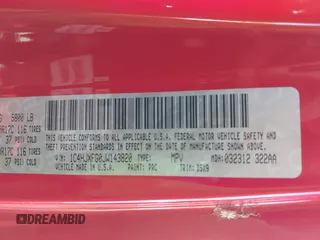 2018 Jeep Wrangler Unlimited Rubicon с VIN 1C4HJXFG0JW143820, выставлен на аукционе IAAI как лот 41405743 с пробегом 34 397 миль миль и . История ставок и продаж доступна на DreamBid. Изображение 9.
