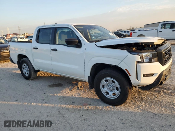 2024 Nissan Frontier S with VIN 1N6ED1EK5RN619667, listed as a Copart auction lot 81490124 with 1,422 mi miles and Salvage title. Bid and sale history available at DreamBid. Image 4.