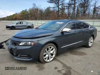 2018 Chevrolet Impala Premier with VIN 2G1125S37J9145698, listed as a Copart auction lot 52649785 with 104,372 mi miles and Salvage Title. Bid and sale history available at DreamBid. Image 1.