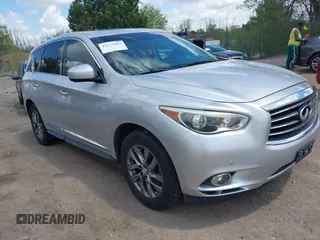 2013 Infiniti JX35 z VIN 5N1AL0MM8DC312253, wystawiony jako IAAI lot #42275062 z przebiegiem 168 845 mil mil oraz . Historia ofert i sprzedaży dostępna na DreamBid. Obrazek 1.