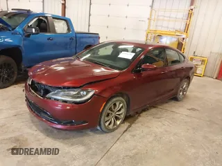2015 Chrysler 200 S with VIN 1C3CCCBB7FN730122, listed as a IAAI auction lot 41954781 with 133,829 mi miles. Bid and sale history available at carsss.com. Image 2.