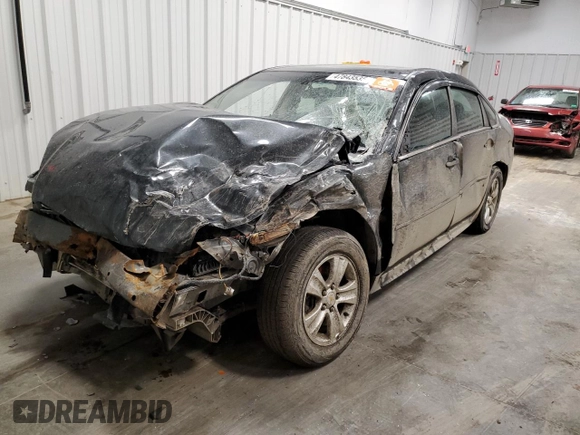 2013 Chevrolet Impala LS with VIN 2G1WF5E3XD1266556, listed as a Copart auction lot 47843535 with Not Provided miles and Salvage Title. Bid and sale history available at DreamBid. Image 1.
