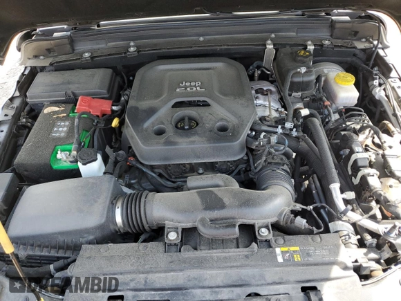2019 Jeep Wrangler Unlimited Sahara with VIN 1C4HJXENXKW521630, listed as a Copart auction lot 56196145 with 56,753 mi miles and Salvage title. Bid and sale history available at DreamBid. Image 11.