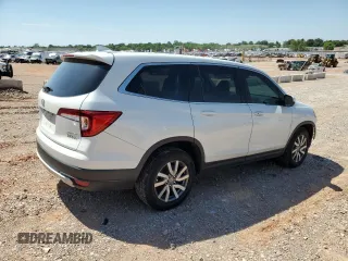 2021 Honda Pilot EX-L with VIN 5FNYF6H52MB096077, listed as a Copart auction lot 56970435 with 59,749 mi miles and Salvage title. Bid and sale history available at DreamBid. Image 3.