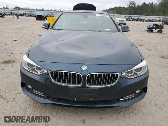 2016 BMW 4 Series 428i xDrive with VIN WBA3T1C55GP821711, listed as a Copart auction lot 44401385 with 54,833 mi miles and Salvage title. Bid and sale history available at DreamBid. Image 5.