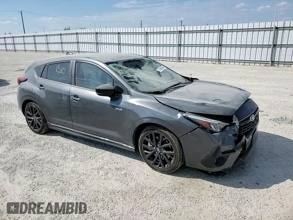 2024 Subaru Impreza RS with VIN JF1GUHHC6R8346395, listed as a Copart auction lot 74569334 with 7,253 mi miles and Salvage Title. Bid and sale history available at carsss.com. Image 11.