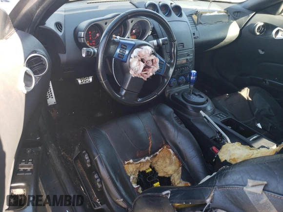 2006 Nissan 350Z Touring with VIN JN1AZ34E36M354004, listed as a Copart auction lot 46673545 with 196,768 mi miles and Salvage Title. Bid and sale history available at carsss.com. Image 8.