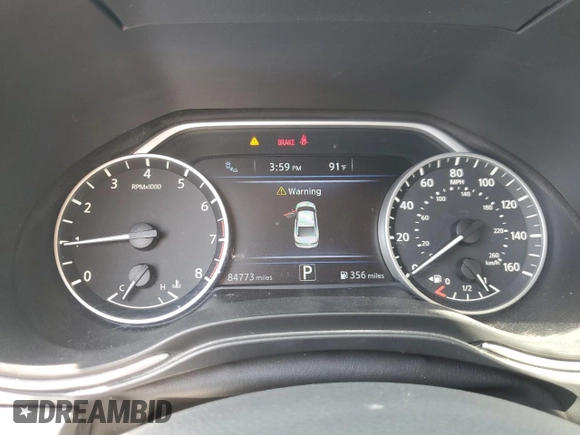 2019 Nissan Maxima SV with VIN 1N4AA6AV6KC382475, listed as a Copart auction lot 49675795 with 84,773 mi miles and Clean Title. Bid and sale history available at DreamBid. Image 9.