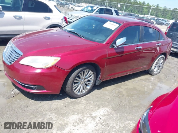 2011 Chrysler 200 Limited with VIN 1C3BC2FB7BN527371, listed as a IAAI auction lot 41983865 with 162,179 mi miles and . Bid and sale history available at carsss.com. Image 2.