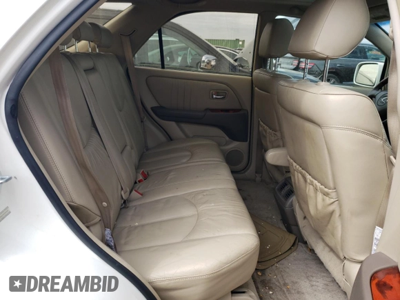 2003 Lexus RX 300 with VIN JTJHF10U630309385, listed as a Copart auction lot 59791544 with 179,036 mi miles and Clean Title. Bid and sale history available at carsss.com. Image 10.